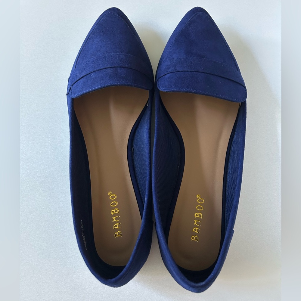 New blue flats